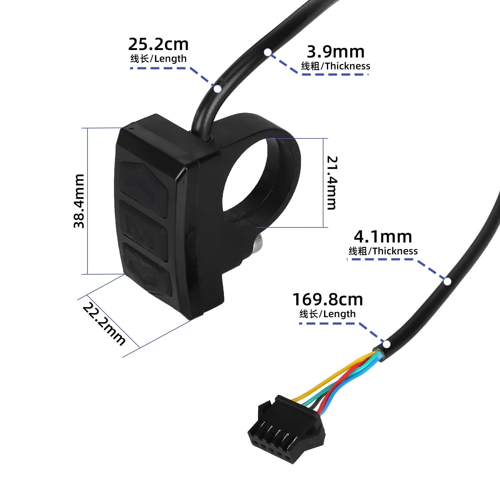 Kit Controller si Display M5 pentru Trotineta si Bicicleta Electrica, 500W, 22A