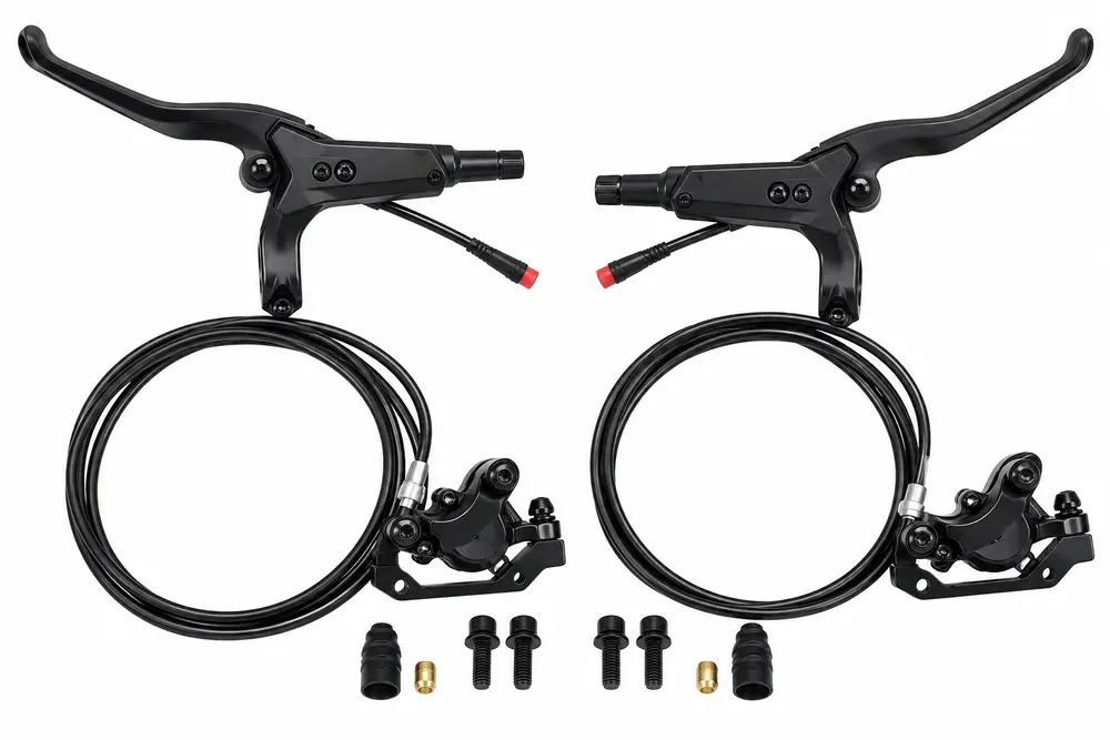 Set Frana Hidraulica NUTT cu 4 Pistoane - Kit Upgrade Performanta KuKirin G2 Master