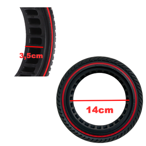 Anvelopa Plina 8.5x2 inch (50/75-6.1) pentru Trotinete Electrice Xiaomi, Kugoo M2, Ducati, Evergreen, Motus