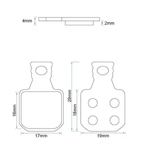 Placute de frana sinterizate RT012-S