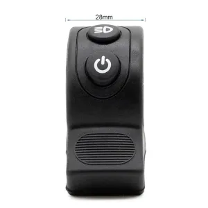 Aceleratie cu buton de pornire si lumini pentru trotineta electrica Cecotec D20 30 40