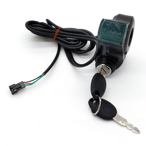 Contact Cheie + Voltmetru 12V-60V Universal