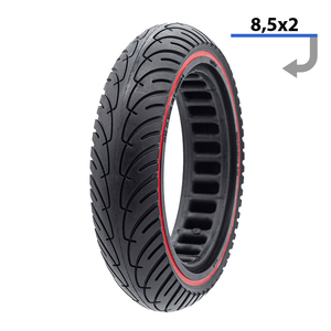 Anvelopa Plina 8.5x2 inch (50/75-6.1) pentru Trotinete Electrice Xiaomi, Kugoo M2, Ducati, Evergreen, Motus