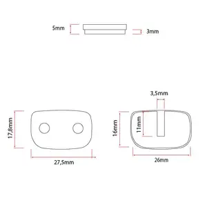 Placute de frana din rasina RS003-R