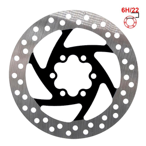 Disc frana trotineta electrica 120mm 6H - Negru