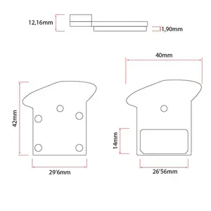 Placute de frana Nutt ventilate