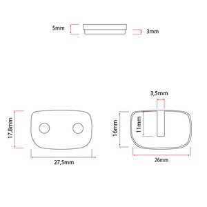 Placute de frana din rasina RS003-R